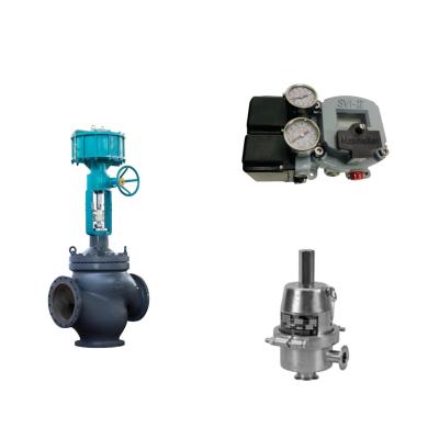 China Chinese Pneumatic Control Valve With  Masoneilan SVI2-21113111 Valve Positioner And Fisher SR5 Pressure Regulating Valve for sale