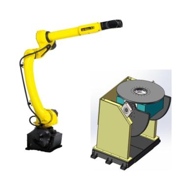 China Fanuc M-10iD/8L As 6 Axis Robots Arm For Sale Of Industrial Robot With Welding Positioner for sale