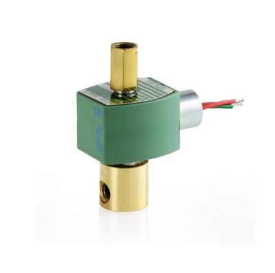 China 3 Way 24v Solenoid Valve Hydraulic Valve Accessories Brass Body Material for sale
