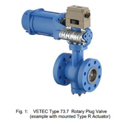 China High Efficiency Pneumatic Control Valve Rotary Plug Control Valve DIN Standard for sale