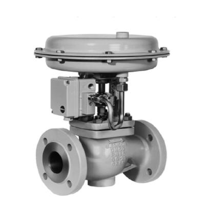 China DIN Version Pneumatic Control Valve Pneumatic Globe Control Valve Alloy / Steel Material for sale