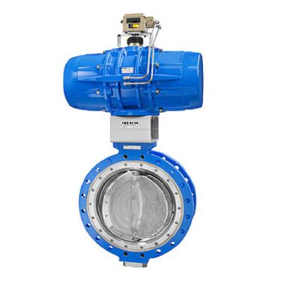 China LTR 43 Anti Surge Pneumatic Butterfly Valve Alloy / Steel Material DIN Version for sale