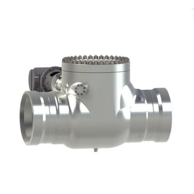 China Butt Weld End Connection Direct Operated Sempell Model 801 High Temp Steel Swing Check Valve for sale