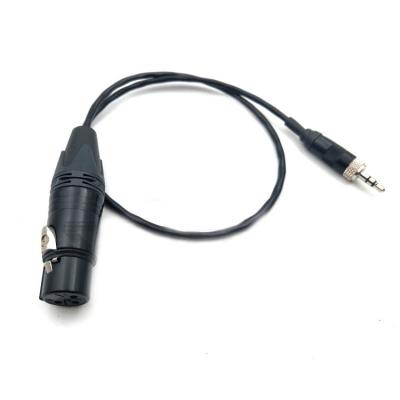中国 0.5M Length Camera Audio Cable , 3 Pin XLR Female To 3.5 Mm Cable For Audio Conversion 販売のため