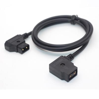 China 1M Black Dtap Power Cable Customized Male To Female For ARRI Camera for sale