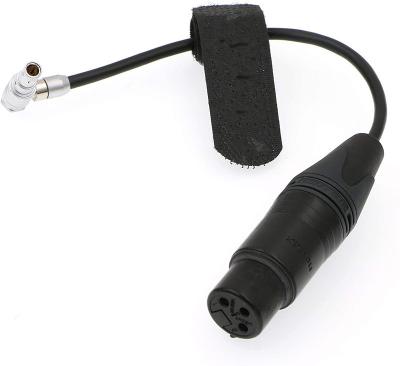 China Z CAM E2 Camera Audio Cable Right Angle 00B 5 Pin To XLR 3 Pin Female for sale