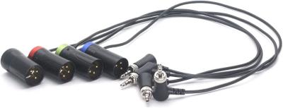 中国 ODM Lockable Camera Audio Cable , 3 Pin XLR Male To 3.5 Mm Cable For Sony D11 販売のため