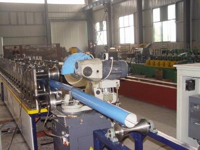 China 17 Rows Rollers Round Downspout Roll Forming Machine For Tube CE Certification for sale