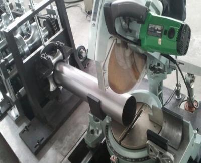 China Circular / Square Pipe Roll Forming Machine , 444mm Coil Width Tube Roll Forming Machine for sale