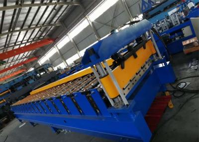 China 0.3-0.7mm Deep Corrugated Profile Sheet Roll Forming Machine For Metal Roofing for sale