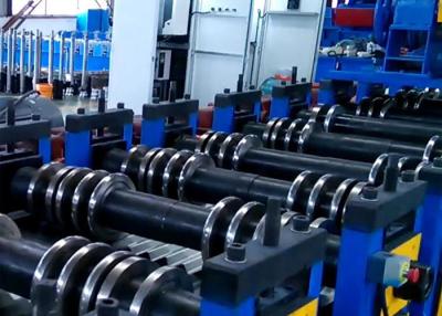 China Fully PLC Control Automatic Silo Roll Forming Machine Hydraulic Punching for sale