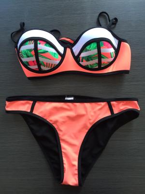 China Fashion girl than base than bikini sexy swimsuit Steel bracket together hot spring bathing for sale