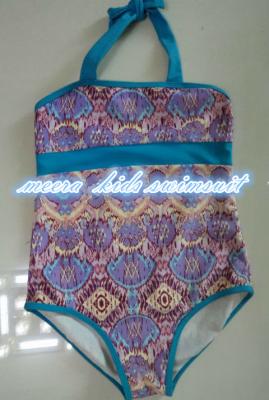 China 2016 indian style children swimwear kids girls swimsuit for sale