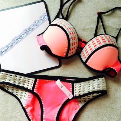 China 2016 Newest Hit color Bikini,Sexy High light Push-up Bikini/swimwear for sale