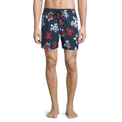 China The turtle printing men\'s swimwear beach shorts for sale