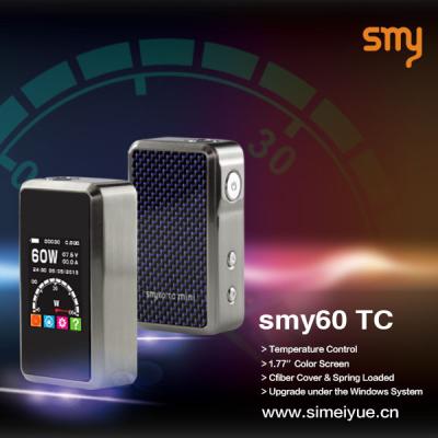 Китай Mod коробки mod миниый smy60 TC высокомарочной миниой коробки mod 60w коробки контроля температуры mod коробки Smy60TC миниый продается