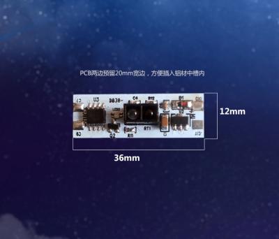 China White PCB Size Human Sensor Module / Light Sensor Module Bathroom Mirror Use for sale