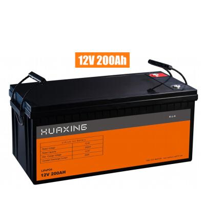 China 12.8v 200ah Lithium Battery Deep Cycle LFP Battery Lithium Iron Phosphate RV Lead Acid Replacement for sale