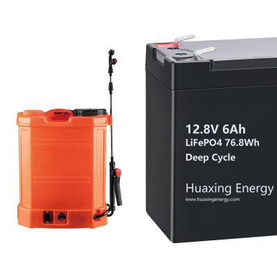 China Light 6Ah 12v Lithium Ion Battery Pack Deep Cycle Built In BMS For Electric Sprayer for sale