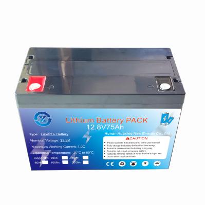 China Height 260mm 75Ah 12V Deep Cycle RV Battery For RV for sale