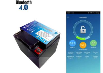 China Batería de litio de Lifepo4 50AH Bluetooth con BMS en venta