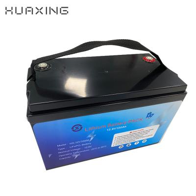 China 12V 100Ah Lifepo4 Lithium Iron Battery Pack Deep Cycle For Solar Energy System for sale