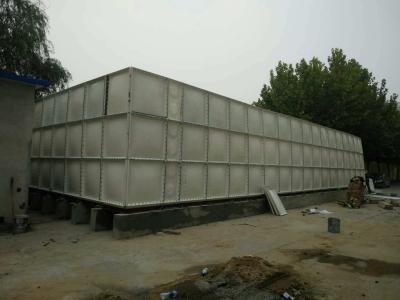 China ODM Glassfiber Plastic Water Storage Tanks Grp Sectional Panel Tank For Irrigation for sale