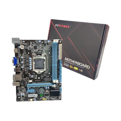 China PCWINMAX H61 Intel PC Motherboard Socket LGA1155 DDR4 DDR3 for sale