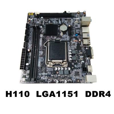 China Placa Mãe LGA1151 DDR4 H110 Micro ATX 2133mhz 2400mhz 2666mhz à venda