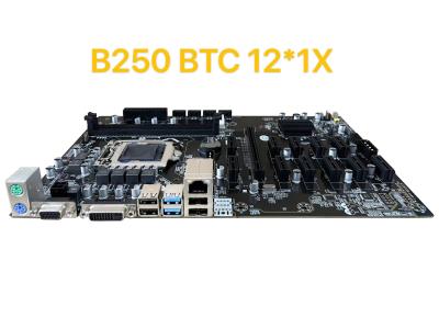 China Desktop Mining Mainboard B250 16GB I6 I7 I8 I9 Processors 2 DDR4 DIMM for sale