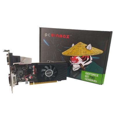 China PCWINMAX GeForce GT 730 DDR3 2GB 64 Bit Low Profile GT730K DVI VGA HD Graphic Cards 192SP for sale