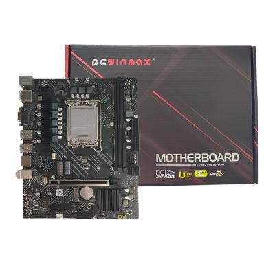 Китай PCWINMAX B760 LGA1700 Двойная игровая материнская плата M.2 DDR5 B760M B760 PCIe 4.0 Micro ATX Материнская плата для ПК Dekstop продается