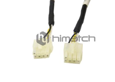 China Cable de transmisión del motor servo de la chaqueta de PUR/hembra al cable del conector pin del varón 3 en venta