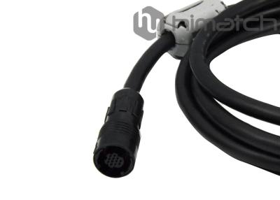 China Double Stranded Servo Motor Control Cable Shielded With Circular Connector for sale
