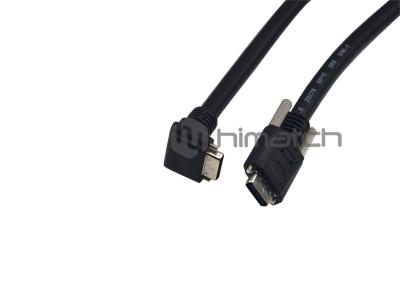 China 10m Up Angle SDR 26 Pin to SDR 26 Pin Camera Link Cable with Screws Locking For Machine Vision Applications for sale