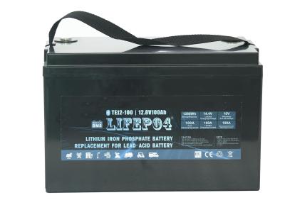 Chine Batterie portative du lithium Lifepo4 de l'ABS 12v 100ah pour la puissance de secours à vendre