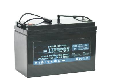 China Bloco portátil da bateria de lítio da bateria de 24v 50ah Lifepo4 à venda