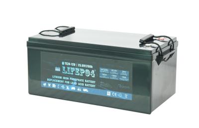 China 24V 120AH Portable Lifepo4 Battery ABS Li Fe Phosphate Battery for sale