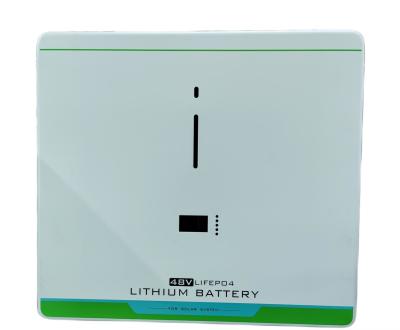 China 48V 100AH Domestic Battery Systems LiFePo4 Wall Mounted Battery for sale