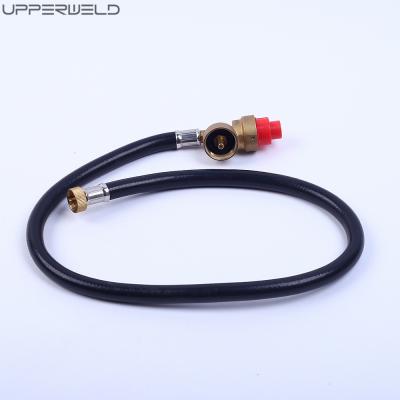 China Cutting Rubber Natural LPG Propane Gas Hose Outdoor BBQ Gas Tank Adapter Hose Assembly Replacement for sale