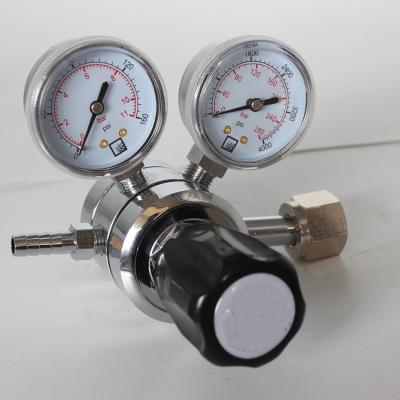 China Dual Stage Laboratory Regulator for Nitrogen Helium Argon Specialty Gas Lab Gauge for sale