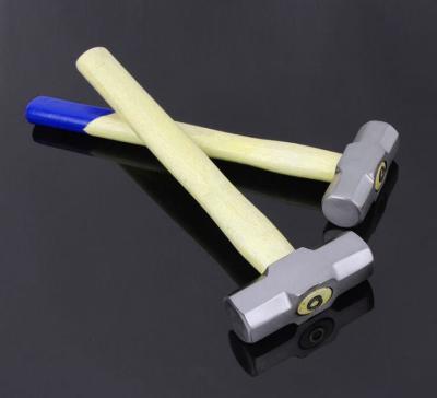 China Forged Steel Hand Tools Construction Tools Wooden Handle Sledge Hammer Club Hammer for sale