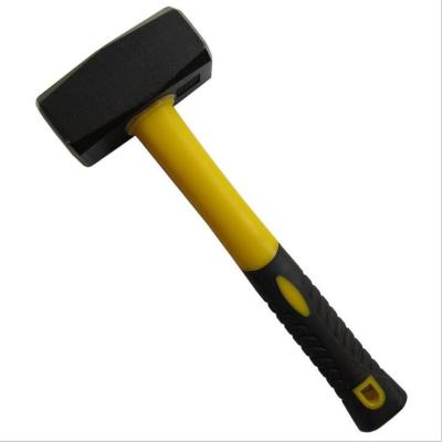 China Stoning hammer(XL-0063) with painted surface, color rubber handle and durable quality for sale