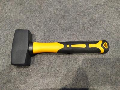 China Stoning hammer(XL-0068) with powder coated surface, colored rubber handle and reasonable price for sale