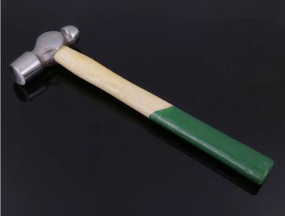 China Ball Pein Hammer(XL-0045) Polishing surface, colored wooden handle with good price for sale