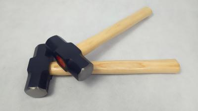 China Black color plastic spraying surface wooden handle 2LB weight forged steel Sledge hammer for sale