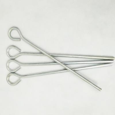 China 6.0MM thick steel pins galvanized surface good price outdoor Hardware for sale