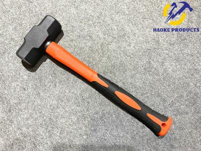 China Forged Steel Materials American Type Sledge Hammers With Black Powder Coated Surface And Plastic Handle for sale