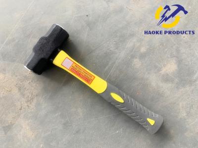 China 2LB Standard C1045 Forged Carbon Steel American Type Sledge Hammers With Plastic Handle for sale