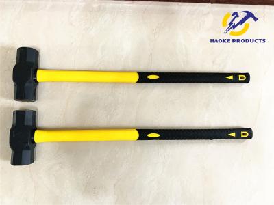 China No Deformation And Safty American Type C1045 Forged Carbon Steel Sledge Hammers With Plastic Coated Handle for sale